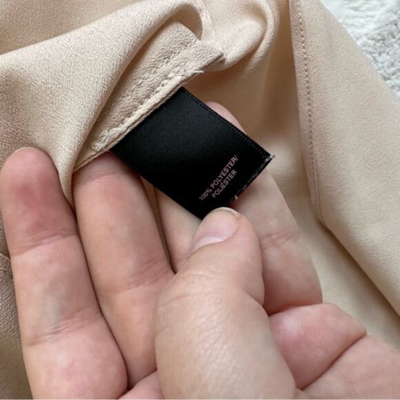 Victoria's Secret | Camel Front Button, Open Back Blouse | Size Small - Picture 8 of 10